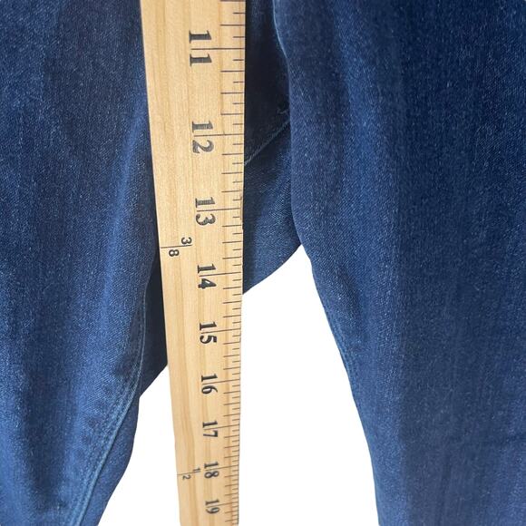 ASOS Denim Women's Plus Size 34/28 High Rise Dark Wash Cropped Jeans - Picture 9 of 10